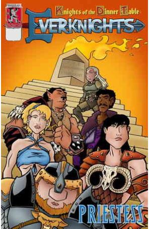 Knights of the Dinner Table: Everknights Minus 1 published by Kenzer and Company with cover art by Manny Vega