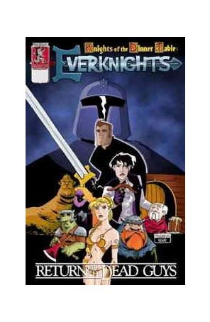 Knights of the Dinner Table: Everknights 1 published by Kenzer and Company with cover art by Manny Vega