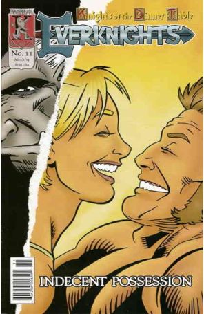 Knights of the Dinner Table: Everknights 11 published by Kenzer and Company with cover art by Benjamin Hall