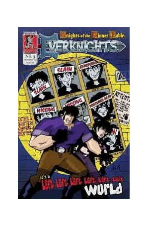 Knights of the Dinner Table: Everknights 3 published by Kenzer and Company with cover art by Manny Vega
