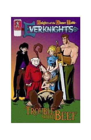 Knights of the Dinner Table: Everknights 4 published by Kenzer and Company with cover art by Manny Vega