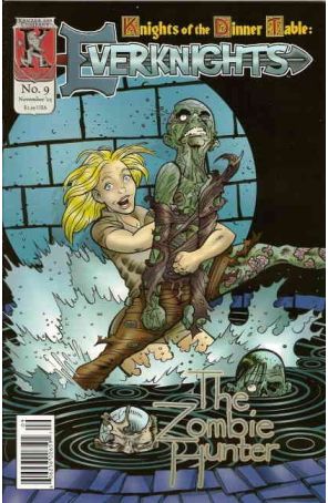Knights of the Dinner Table: Everknights 9 published by Kenzer and Company with cover art by Benjamin Hall