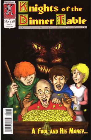 Knights of the Dinner Table 128 published by Kenzer and Company
