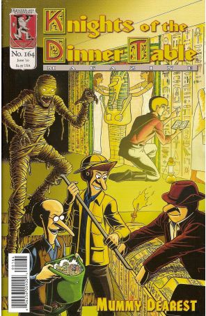 Knights of the Dinner Table 164 published by Kenzer and Company with cover art by Brendon Fraim and Brian Fraim