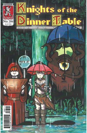 Knights of the Dinner Table 286 published by Kenzer and Company with cover art by Alex Zipse