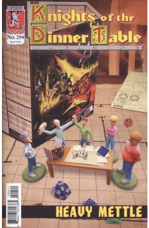 Knights of the Dinner Table 294 published by Kenzer and Company with cover art by Jim Wampler
