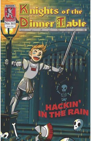 Knights of the Dinner Table 303 published by Kenzer and Company with cover art by Zoe Eades