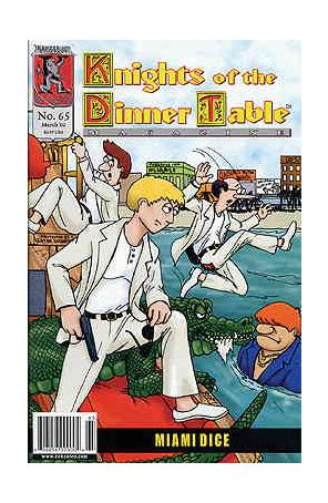 Knights of the Dinner Table 65 published by Kenzer and Company