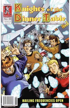 Knights of the Dinner Table 88 published by Kenzer and Company with cover art by Benjamin Hall
