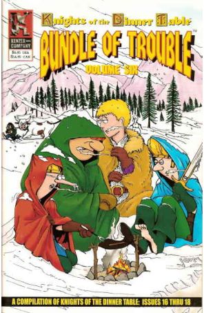 Knights of the Dinner Table TPB 6 (2nd) published by Kenzer and Company with cover art by George Vrbanic