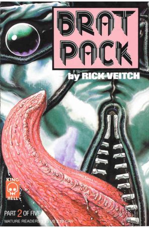 Bratpack 2 published by King Hell with cover art by Rick Veitch