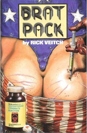 Bratpack 5 published by King Hell with cover art by Rick Veitch