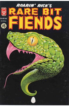 Roarin' Rick's Rare Bit Fiends 5 published by King Hell with cover art by Rick Veitch