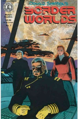 Border Worlds (Vol. 1) 7 published by Kitchen Sink with cover art by Donald Simpson