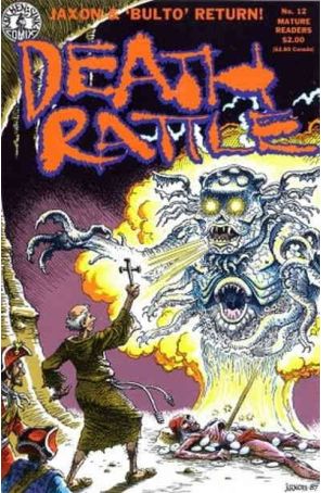 Death Rattle (Vol. 2) 12 published by Kitchen Sink with cover art by Jack Jackson