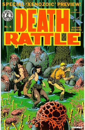 Death Rattle (Vol. 2) 8 published by Kitchen Sink with cover art by Mark Schultz
