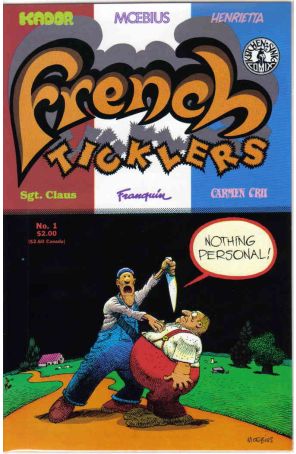 French Ticklers 1 published by Kitchen Sink with cover art by Moebius