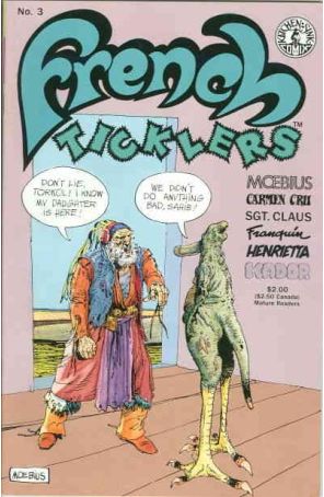 French Ticklers 3 published by Kitchen Sink with cover art by Moebius