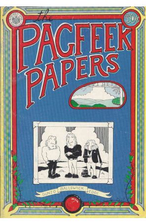 The Pagfeek Papers 1 published by Kitchen Sink with cover art by Mark Morrison (front & back)
