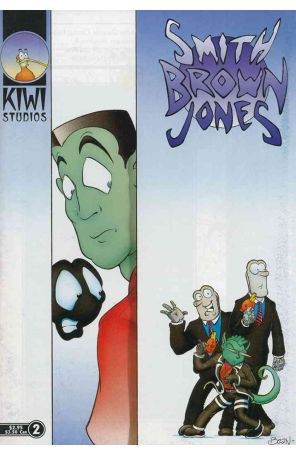 Smith Brown Jones 2 published by Kiwi with cover art by Jon Hastings