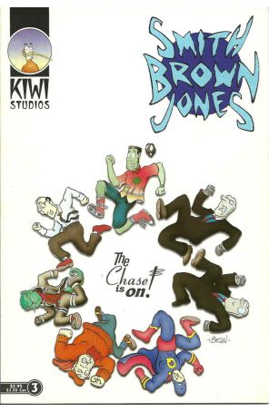 Smith Brown Jones 3 published by Kiwi with cover art by Jon Hastings