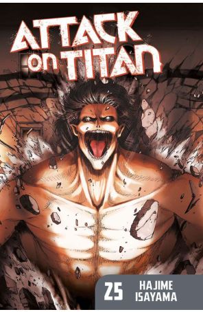 Attack On Titan 25 published by Kodansha with cover art by Isayama Hajime