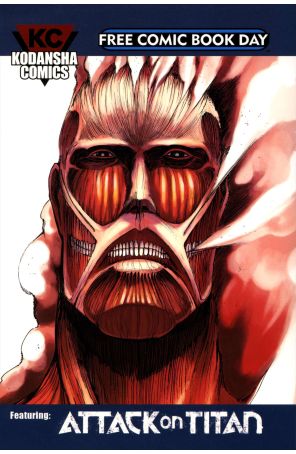 Kodansha Comics FCBD 2015 published by Kodansha with cover art by Hajime Isayama