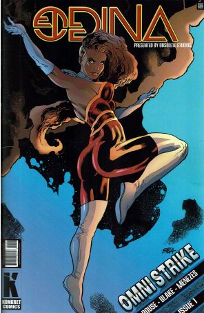 Odina: Omni Strike 1 published by Konkret with cover art by Bruno Lima