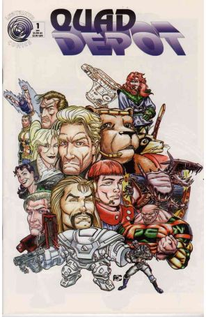 Quad Depot 1 published by Labyrinth with cover art by Anthony Cannonier