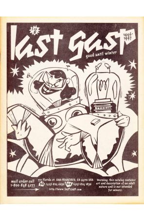 Last Gasp Winter Catalog 1996 published by Last Gasp with cover art by Sacha Zielenkiewicz