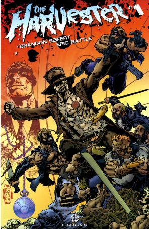 The Harvester 1 published by Legendary with cover art by Eric Battle