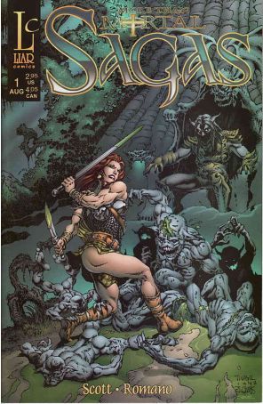 More Than Mortal: Sagas 1A published by Liar with cover art by Tim Vigil