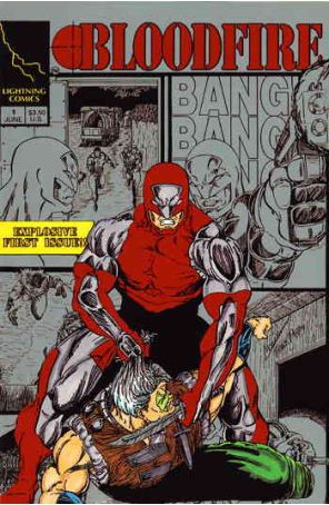Bloodfire 1 published by Lightning with cover art by Julius Jackson