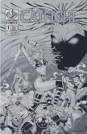 Catfight: Escape from Limbo 1E published by Lightning with cover art by Oclair Albert