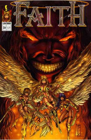 Faith (Lightning) 1B published by Lightning with cover art by John Cleary