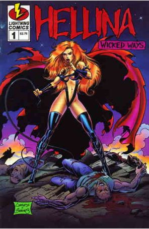 Hellina: Wicked Ways 1A published by Lightning with cover art by Paul Abrams