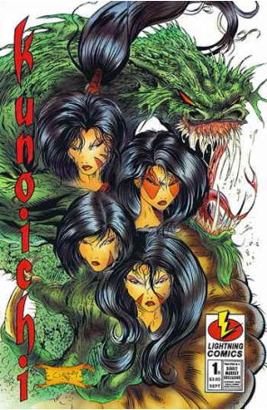 Kunoichi 1A published by Lightning with cover art by John Cleary