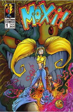 Moxi: Strange Daze 1A published by Lightning with cover art by Bill McEvoy