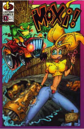 Moxi: Strange Daze 1 published by Lightning with cover art by Bill McEvoy