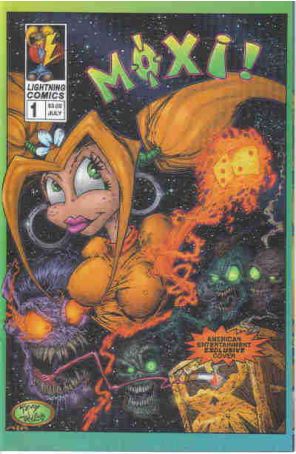 Moxi 1AE published by Lightning with cover art by Bill McEvoy