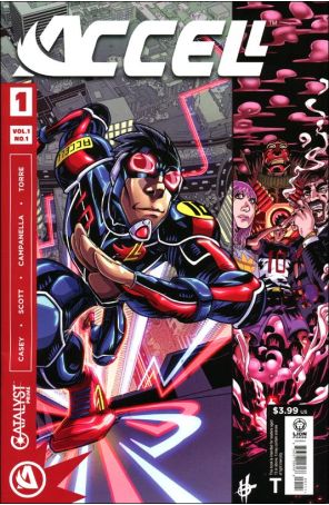 Accell 1A published by Lion Forge with cover art by Damion Scott