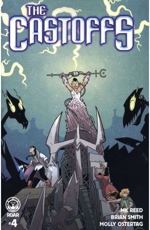 The Castoffs 4A published by Lion Forge with cover art by Molly Ostertag