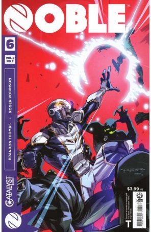 Noble 6 published by Lion Forge with cover art by Khary Randolph