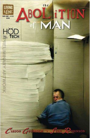 The Abolition of Man 2 published by Living the Line with cover art by Carson Grubaugh