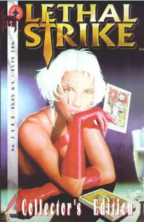 Lethal Strike 0A published by London Night with cover art by Everette Hartsoe