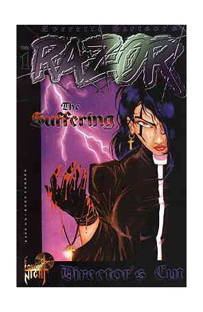 Razor: The Suffering 1A published by London Night with cover art by Everette Hartsoe