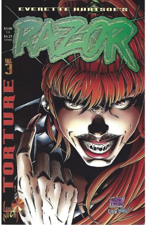 Razor: Torture 3 published by London Night with cover art by Rick Lyon and Color Monkey