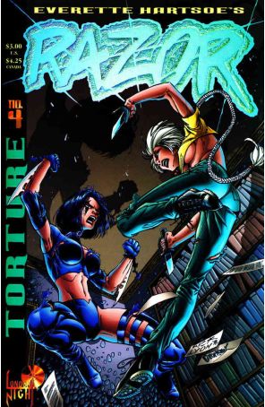 Razor: Torture 4 published by London Night with cover art by Rick Lyon and Color Monkey