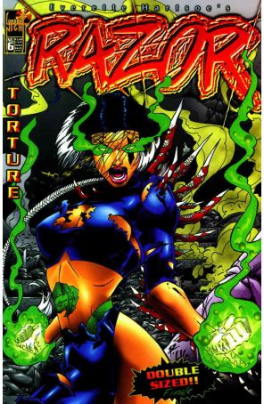 Razor: Torture 6 published by London Night with cover art by Rick Lyon