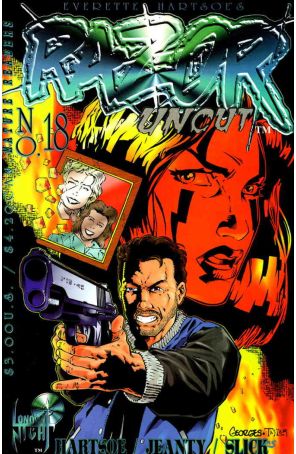Razor: Uncut 18 published by London Night with cover art by Georges Jeanty
